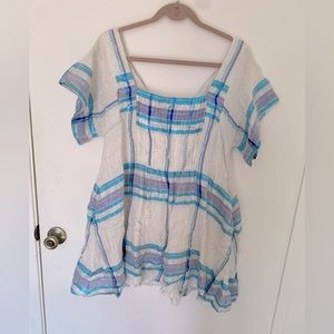 Free People Metallic Mini Dress